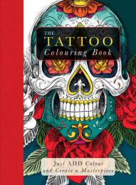 【英語の本　タトゥーの塗り絵】Tattoo Colouring Book